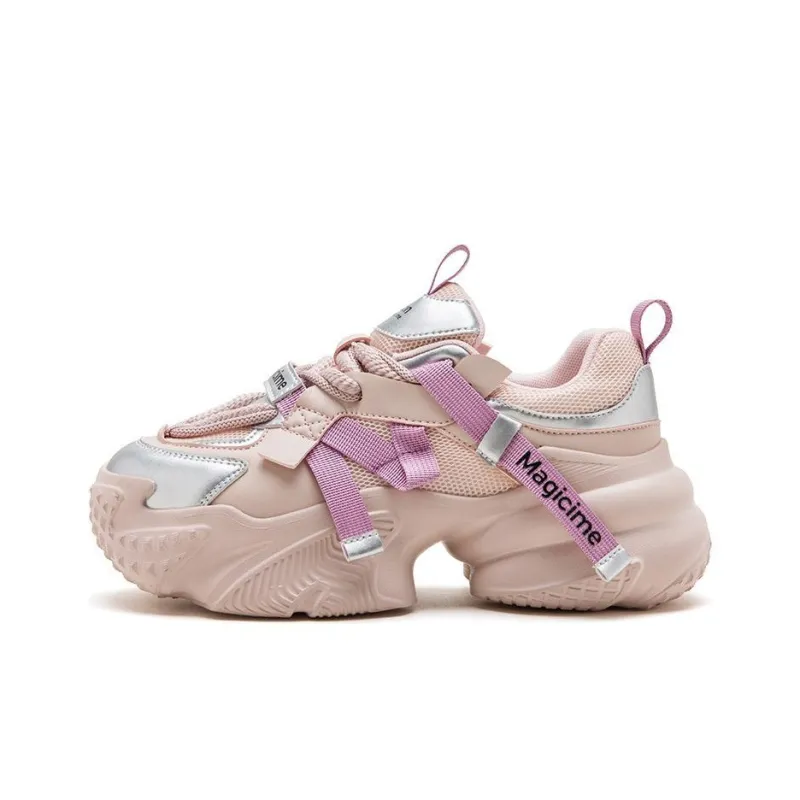 AGSDON Low-Top Chunky Sneakers 5.5cm Women's-12