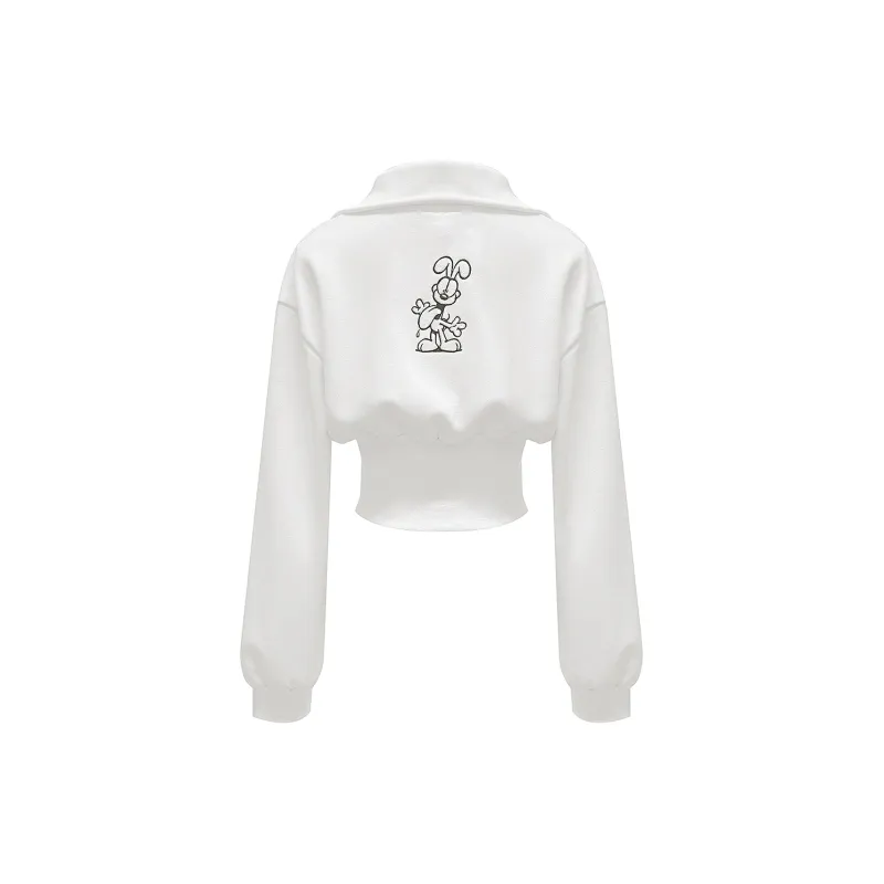 FOREVER 21 Cropped Coats Women's White-1