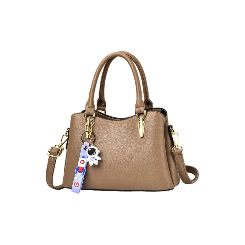 Weymond PU Handbag Regular Women's Black/Khaki/Earth Yellow/Pink/Green/Ecru/Red-12