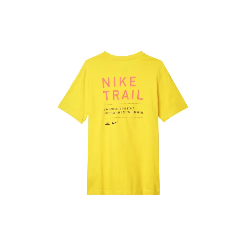 Nike Set in Sleeve T Shirt Men's Yellow-1