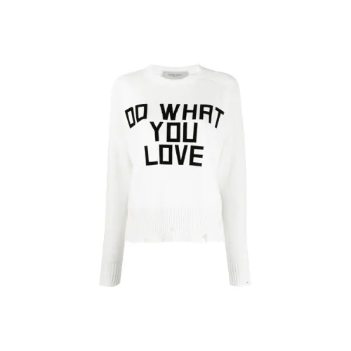 Golden Goose Delilah Slogan-intarsia Jumper