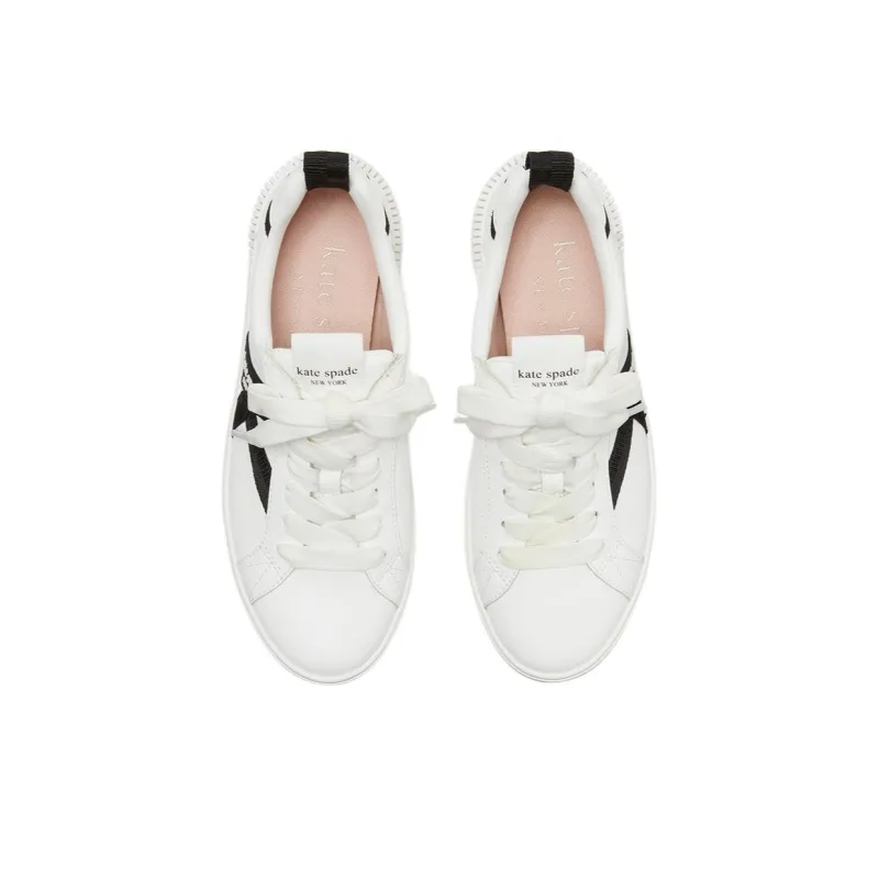 kate spade Signature Logo-tape Leather Sneakers-3