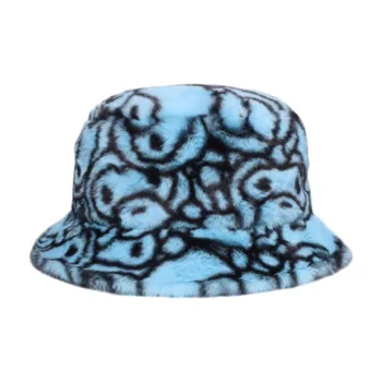 A BATHING APE Polyester Bucket Hats Kids' Light Blue