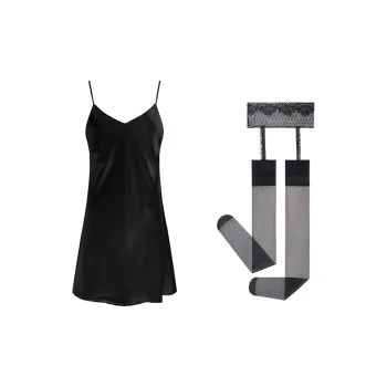 FREELASS Pajama Set Summer Women's Black