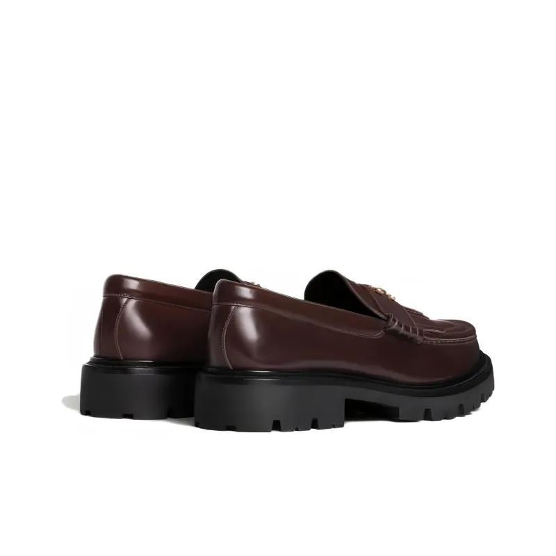 CELINE Triomphe Loafers 3.5cm Women's Brown-4