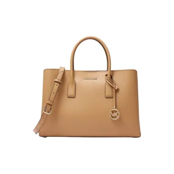 MICHAEL KORS Split Cow Leather With Artificial Leather Handbag Large Size Women's Peanut