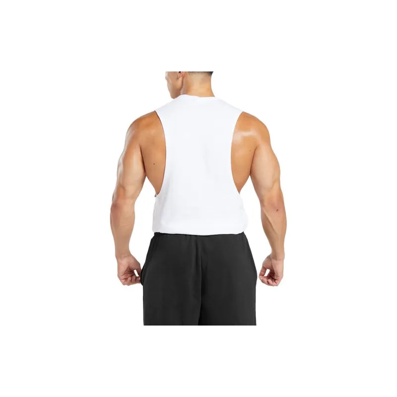 GYMSHARK Tank Tops Men White-1