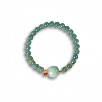 Seven Little Craftsmen Glutinous Jade Jadeite Bracelets Unisex