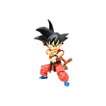 BANDAI Sun Wukong Bandai 1/12 SHF Dragon Ball Dragon Ball Z Youth Goku Scale Figures