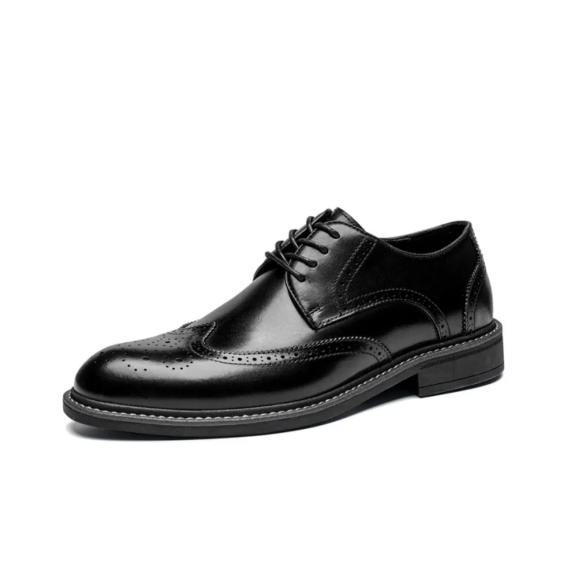 Help Men's Casual Shoes Men Low Top Black-1