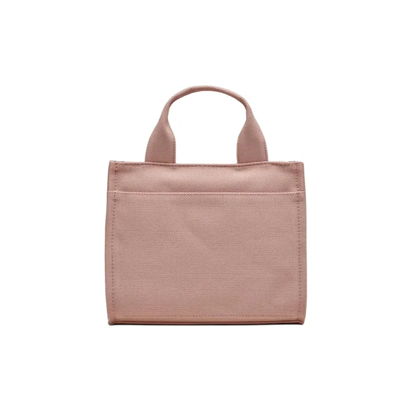 DKNY 100% Cotton Tote Bag Shopping Bag Shoulder Bag Crossbody Bag Handbag Small Size Women's Pink-2