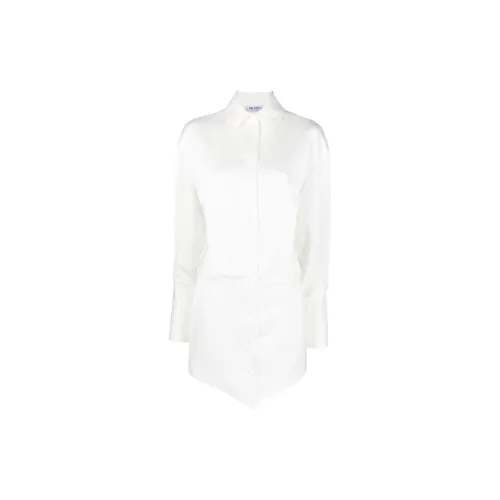 The Attico Long-Sleeved Dresses Women's White