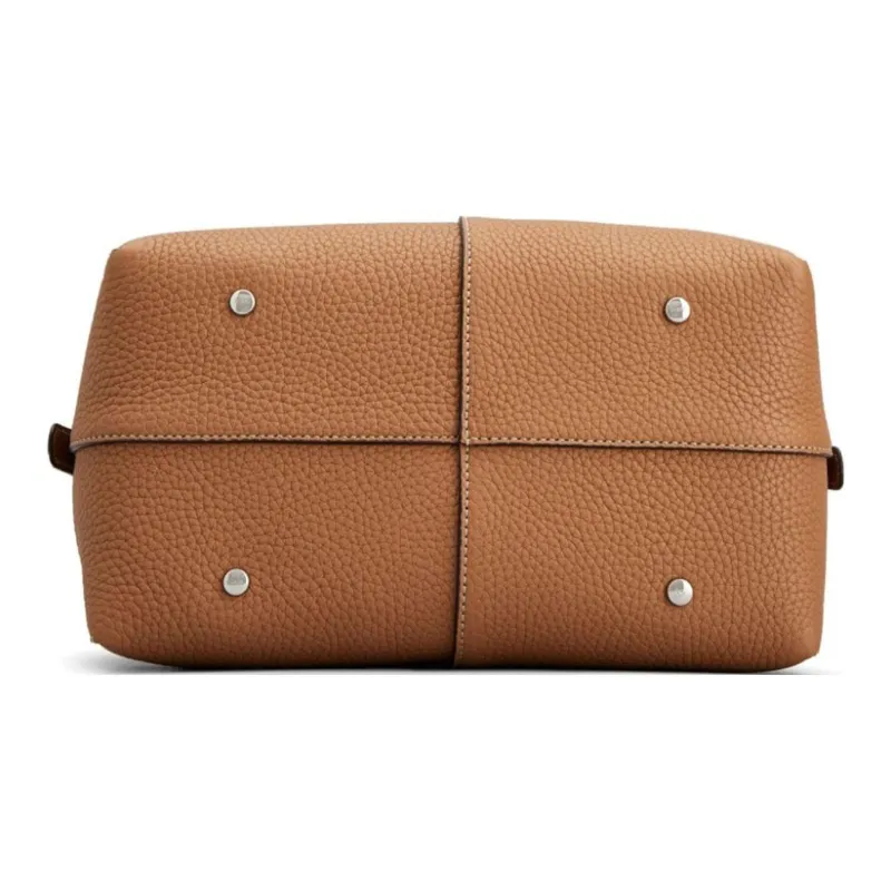 TOD'S Leather Shoulder Bag, Crossbody Bag, Handbag Mini Women's Brown-3
