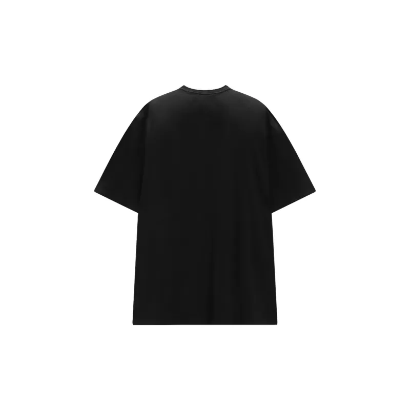 404MOB GANG Fun Cartoon Heart Letter Logo Print Loose Fit Casual Crew Neck Short Sleeved T Shirt T Shirt Unisex-4