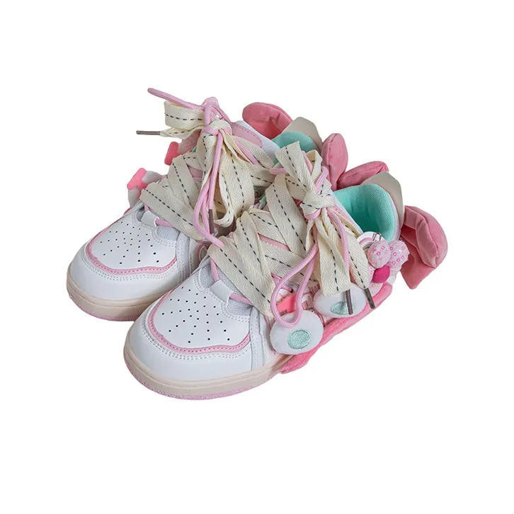 OYNN Young Baby Series Aaah Dopamine Girlish Box Anti Slip Wear Resistant Low Top Skateboard Shoes Women's-2