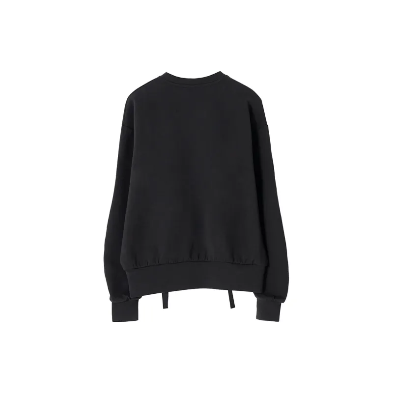 SOON FLOWER Winter Sweatshirt Women's Black-1