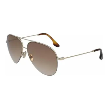 Victoria Beckham Aviator Sunglasses Women's Gold