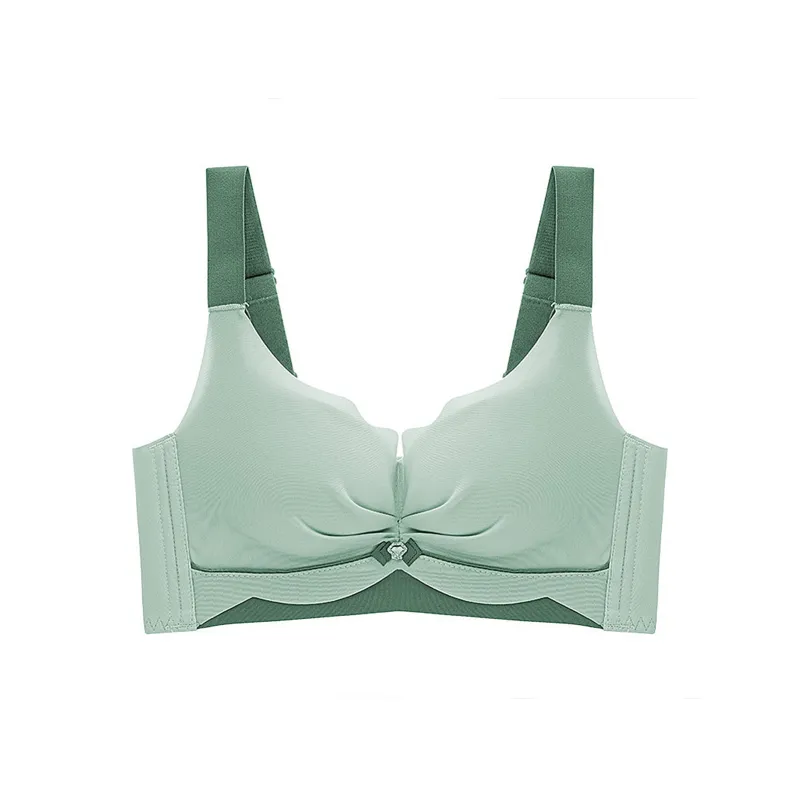 Flowers In Water Bra Women's Green-0