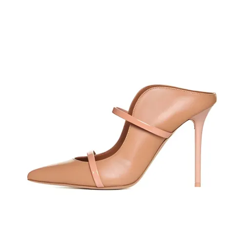 Malone Souliers Wrap-toe Slippers Women's Nude