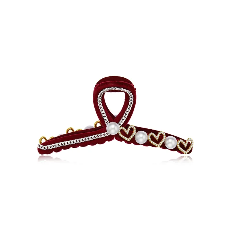 AGOVSKI Copper Alloy Hair Clips Women's-1
