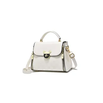 Weymond Pu Versatile Crossbody Bag For Casual Use Regular Black/White/Pink/Khaki/Earth Yellow/Brown