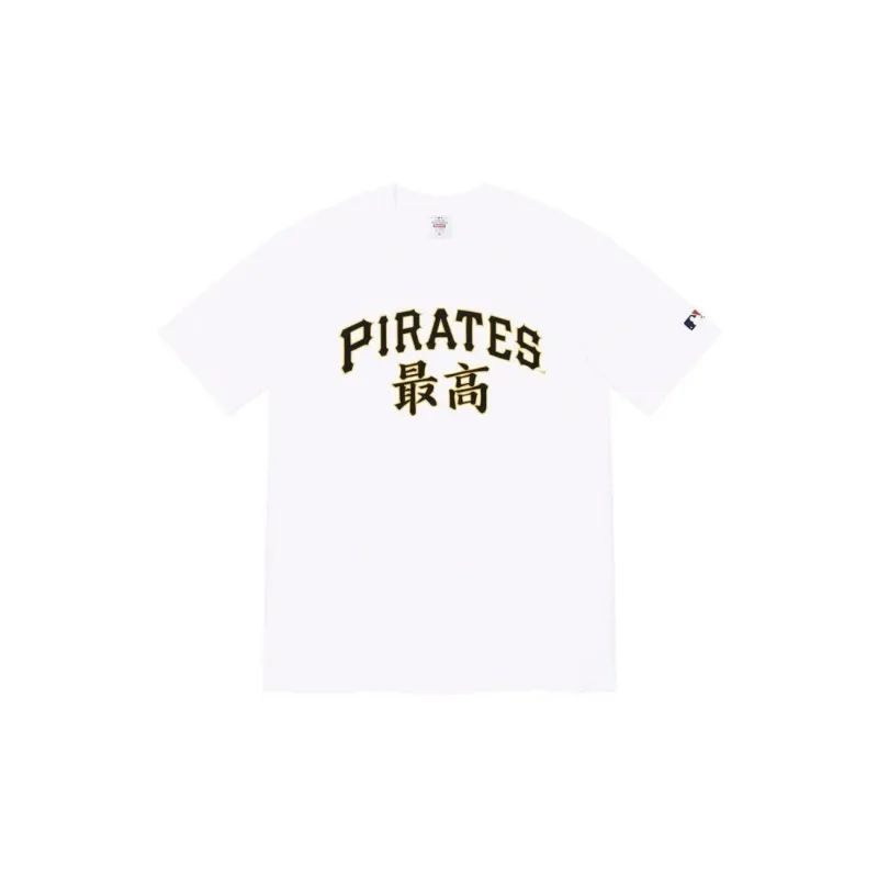 Supreme Mlb Pittsburgh Pirates Kanji Teams Tee-4