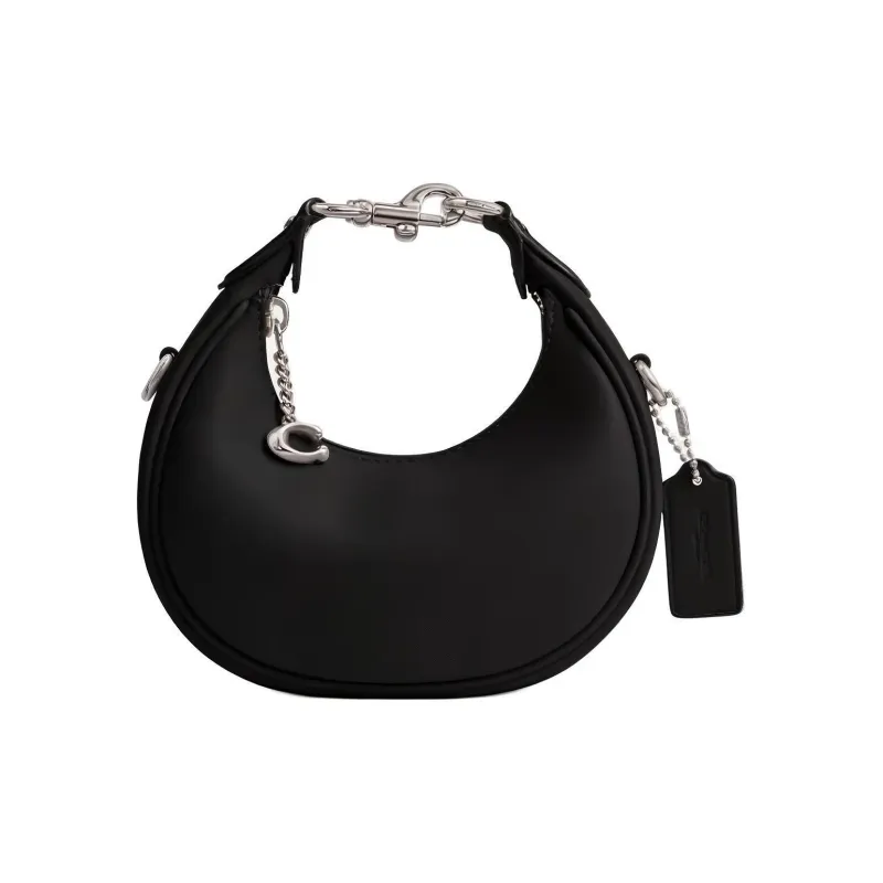 COACH JONIE Cow Leather Shoulder Bag Crossbody Bag Handbag Mini Women's Black-0