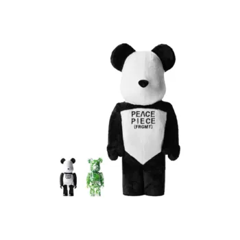 BE@RBRICK 1000%400%100% Hiroshi Fujiwara B@PANDA Lightning Panda Trendy Figures 7cm/28cm