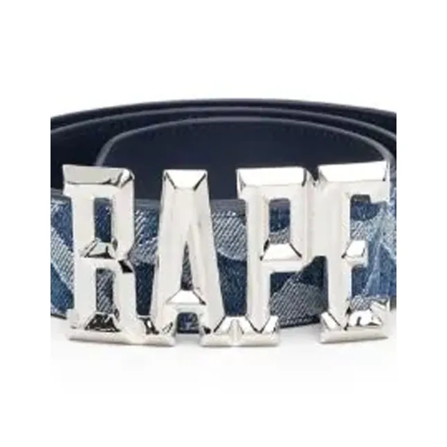 Bape Denim Monogram Belt-1