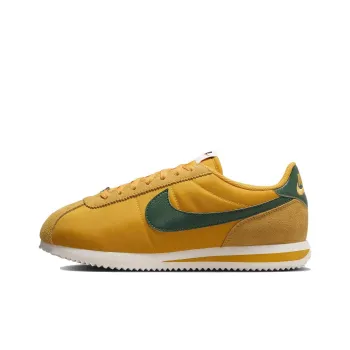 Nike Cortez Textile Yellow Ochre Gorge Green Women's