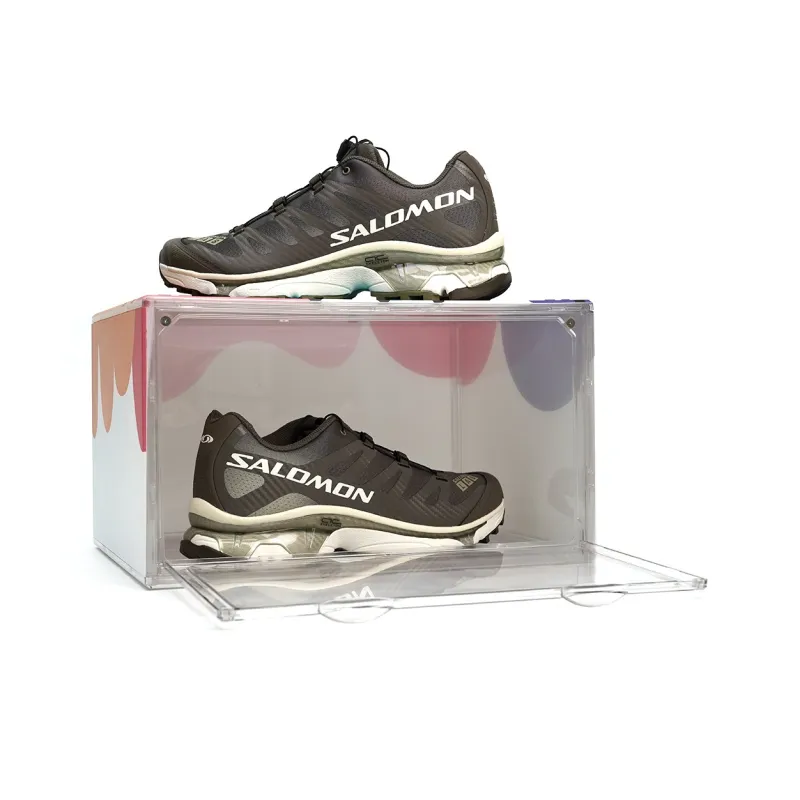 SALOMON XT-4 Cushioning Wear-Resistant Low-Top Casual Running Shoes Unisex Brown-2