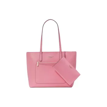 Kate Spade Staci Saffiano PVC Tote Bag Shopping Bag Handbag Women's Pink