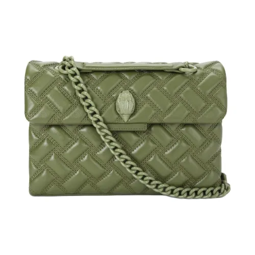 Kurt Geiger London Lambskin Shoulder Bag Crossbody Bag Women's Khaki