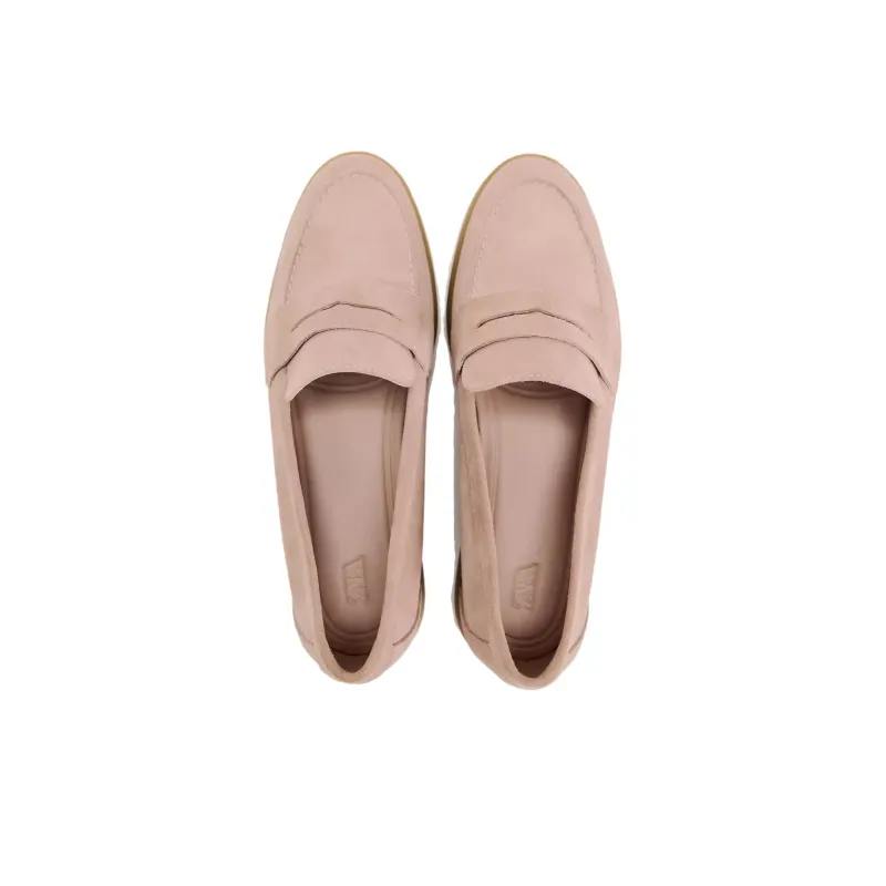ZARA Loafers Women's Rose Red-5
