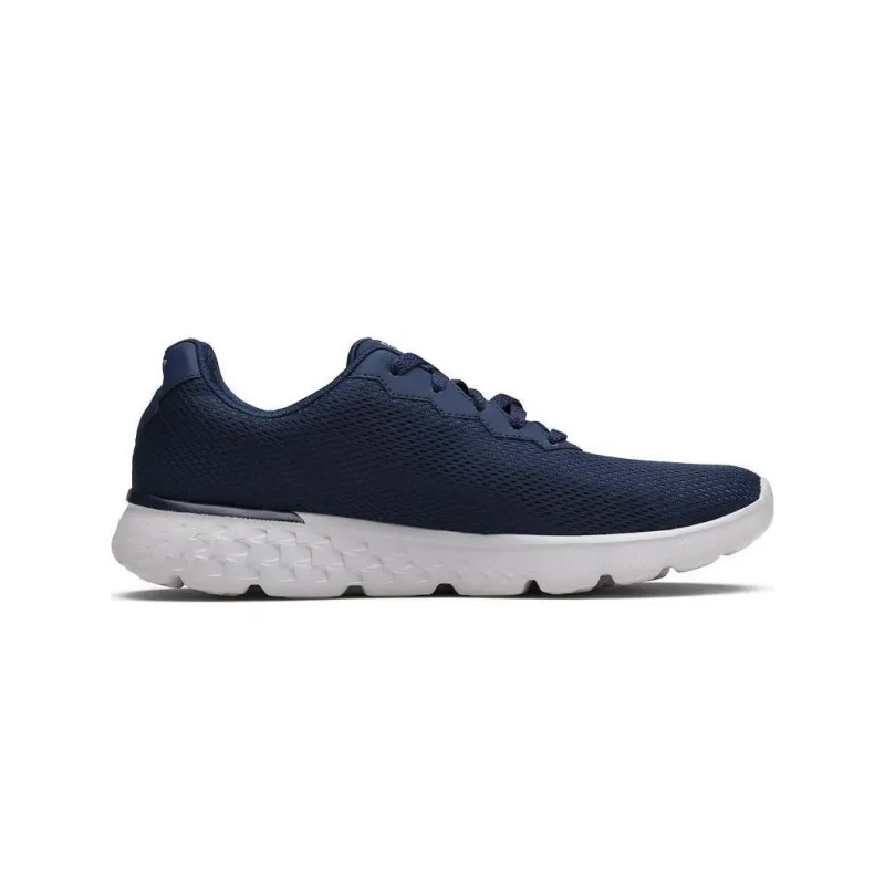 Skechers Go Run 400 Cushioning Anti-Slip And Wear-Resistant Rebound Low-Top Training Running Shoes Unisex Blue Gray-1