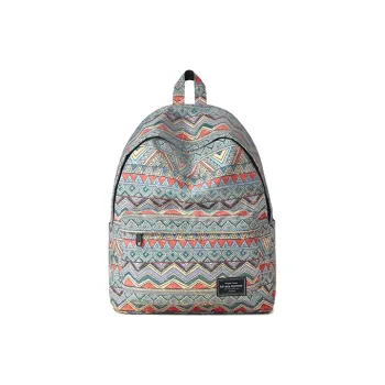 MR.ACE HOMME Polyamide Fiber Casual Large Capacity Laptop Backpack Unisex Different Colored Red