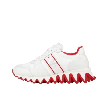 CL LUBOTING Nastroshark Slip Resistant Low Top Casual Shoes Women's White