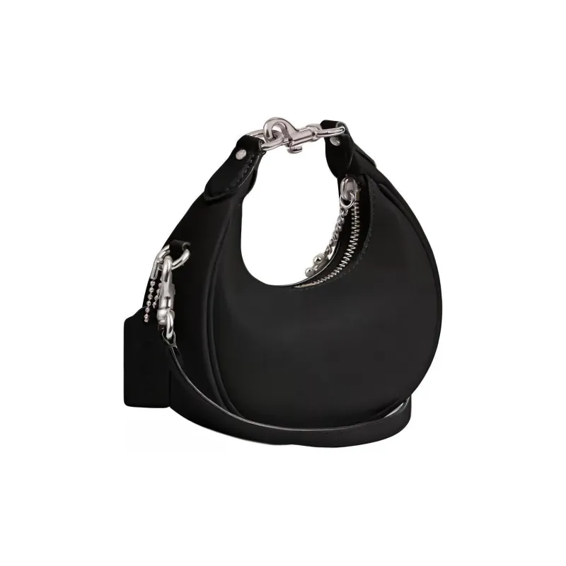 COACH JONIE Cow Leather Shoulder Bag Crossbody Bag Handbag Mini Women's Black-1