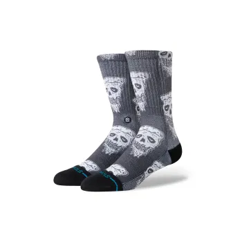 Stance Mid Calf Socks Unisex 1 Pack Black White