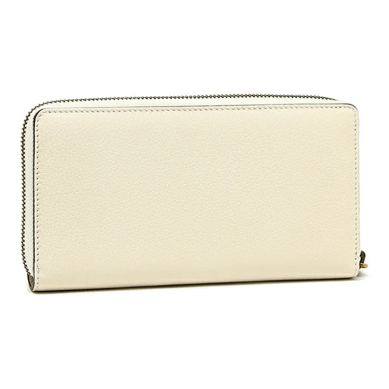GUCCI Leather Wallet Unisex White-3