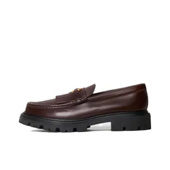CELINE Triomphe Loafers 3.5cm Women's Brown