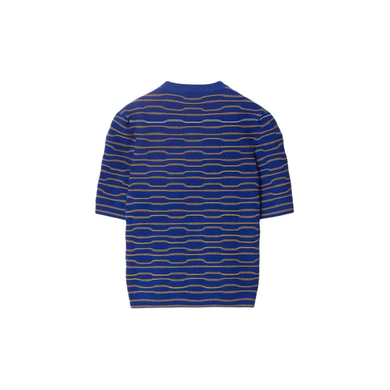 Burberry Logo Intarsia Knit Cropped Top-1