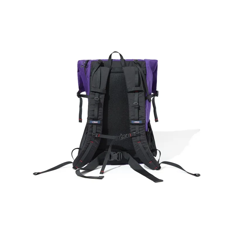 LANQI Polyamide Mountaineering Bag Backpack Regular Unisex Dark Purple & Black/Brown Yellow & Black-3