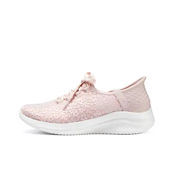 Skechers Slip Ins Breathable Lightweight Low Top Casual Shoes Women's Pink