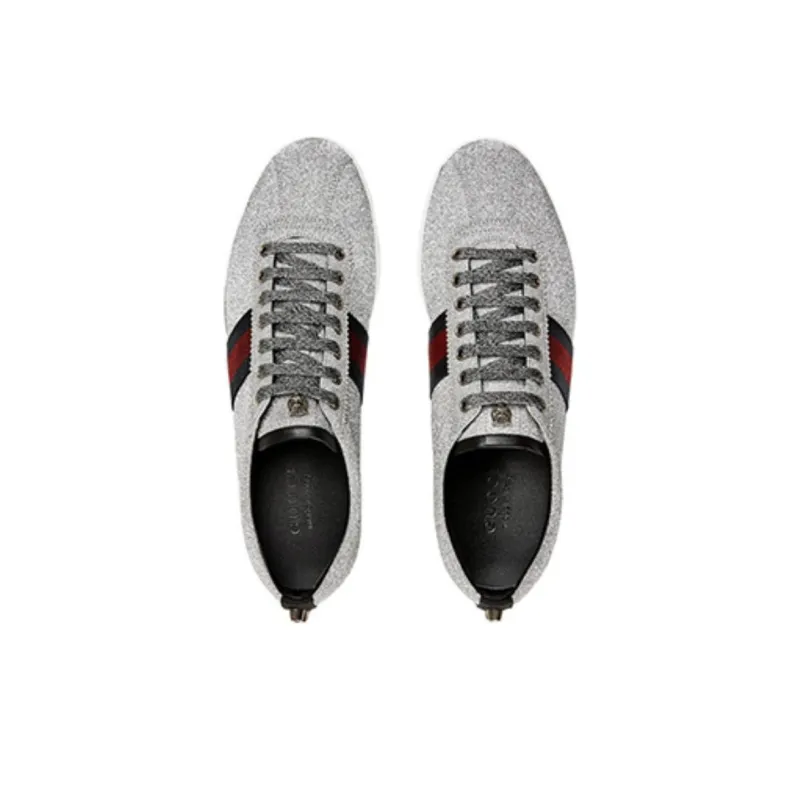 GUCCI Web Sneaker 'Glitter Studs'-3