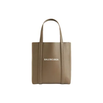 Balenciaga Everyday Cow Leather Tote Bag Crossbody Bag Shopping Bag Extra Small Women's Brown