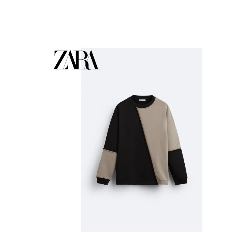 ZARA Sweatshirts Men Deep Anthracite-3