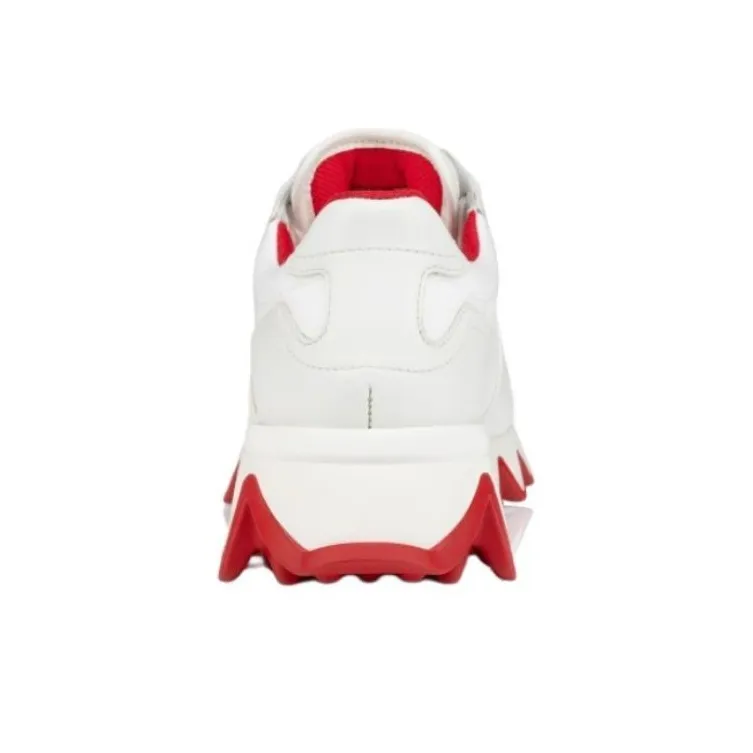 CL LUBOTING Nastroshark Slip Resistant Low Top Casual Shoes Women's White-4
