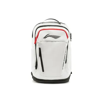 LiNing Fitness Series Polyester Backpack Unisex White