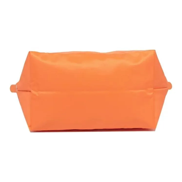 LONGCHAMP Polyamide Canvas With Cow Leather Canvas Bag, Dumpling Bag, One Shoulder Handbag Tubas Women's Orange-4